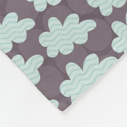 Couverture Polaire Giraffe et nuages (Coin)