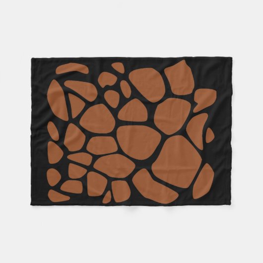 Couverture Polaire Giraffe Imprimer do-it-yourself costume Halloween (Devant (Horizontal))