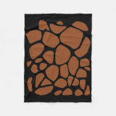 Couverture Polaire Giraffe Imprimer do-it-yourself costume Halloween (Devant)