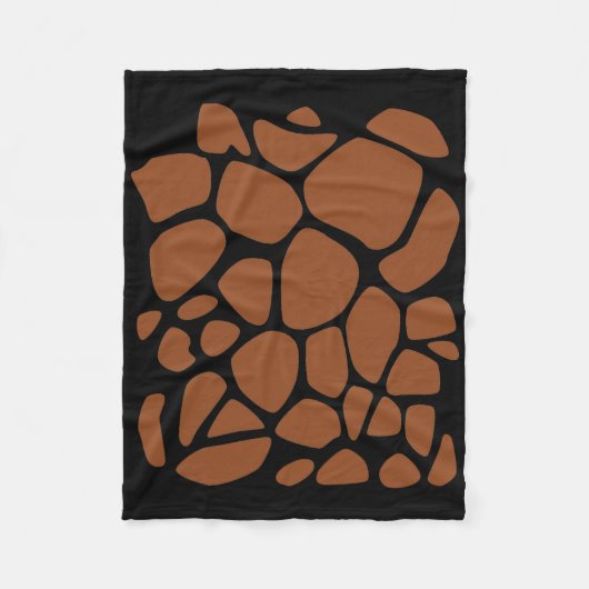 Couverture Polaire Giraffe Imprimer do-it-yourself costume Halloween (Devant)