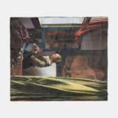 Couverture Polaire Girl Reading a Letter à Open Window, Vermeer (Devant (Horizontal))