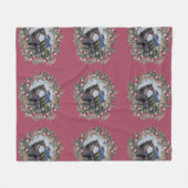 Couverture Polaire girl with jamie flowersWrapping Paper (Devant (Horizontal))