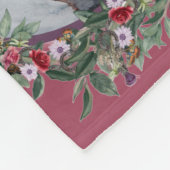 Couverture Polaire girl with jamie flowersWrapping Paper (Coin)