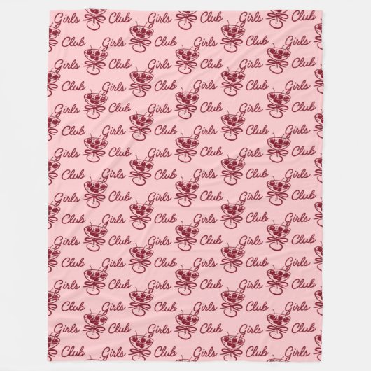 Couverture Polaire Girls Club (Devant)