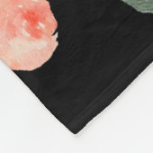 Couverture Polaire Gisements de fleur couvrants d'aquarelle (Coin)