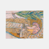 Couverture Polaire Gismonda, Sarah Bernhardt, Mucha (Devant (Horizontal))