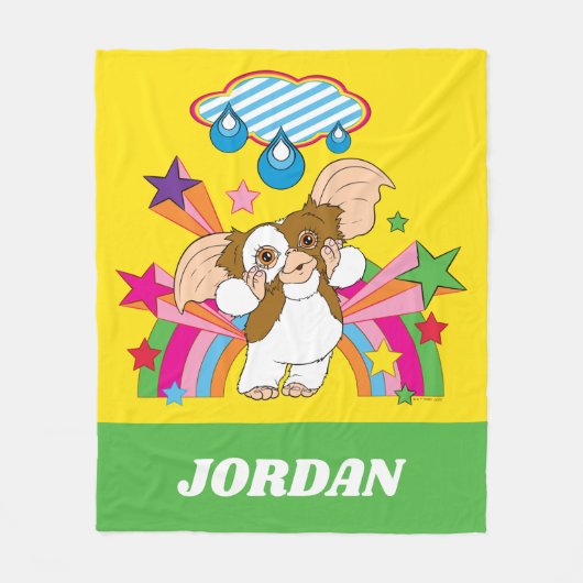 Couverture Polaire Gizmo | Dreaming of Raindrops | Ajouter Votre Nom (Devant)