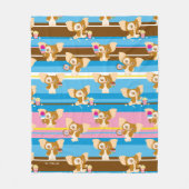 Couverture Polaire Gizmo | Motif comique mignon (Devant)