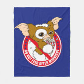 Couverture Polaire Gizmo | Ne Pas Se Nourrir Après Minuit (Devant)