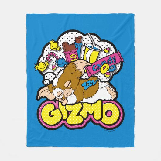 Couverture Polaire Gizmo | Rêver de sucreries (Devant)