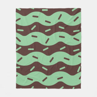 Couverture Polaire Glace au Chocolat Menthe Fondue