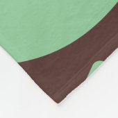 Couverture Polaire Glace au Chocolat Menthe Fondue (Coin)