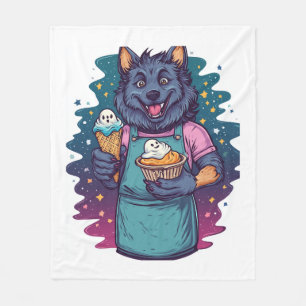 Couverture Polaire Glace au stand du loup-garou