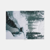 Couverture Polaire Glace et neige | Flux dans un paysage hivernal enn (Devant (Horizontal))