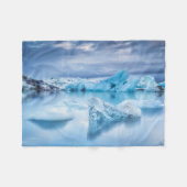 Couverture Polaire Glace et neige | Lagune Jokulsarlon, Islande (Devant (Horizontal))
