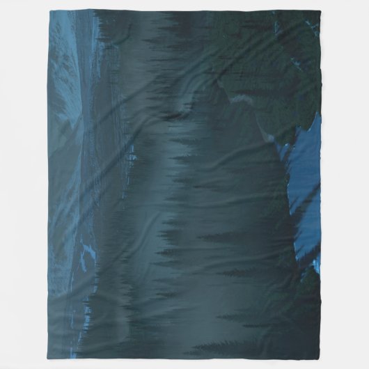 Couverture Polaire Glacier Valley (Moonlit) (Devant)