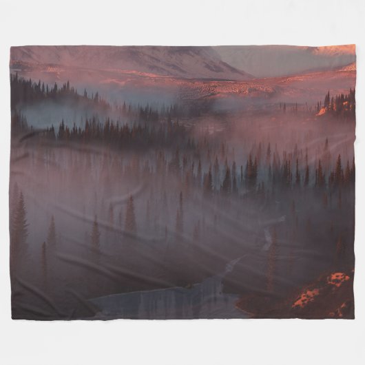 Couverture Polaire Glacier Valley (Sunrise) (Devant (Horizontal))
