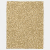 Couverture Polaire Glam Gold Glitzy Parties scintillant    (Devant)