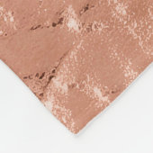 Couverture Polaire Glam or rose (Coin)