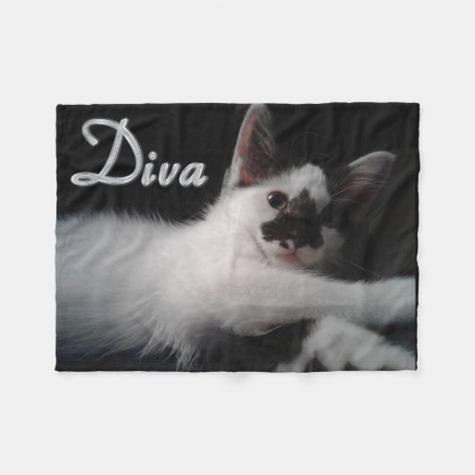 Couverture Polaire Glamor Kitty (Devant (Horizontal))