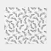 Couverture Polaire Glamour talons hauts main tirés (Devant (Horizontal))