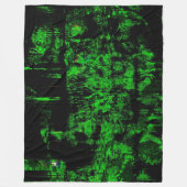 COUVERTURE POLAIRE GLITCH EN VERT (Devant)