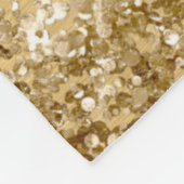Couverture Polaire Glitterie or huile Fancy Monogramme (Coin)