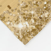 Couverture Polaire Glitterie or huile Fancy Monogramme (Coin)