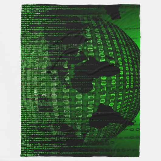 COUVERTURE POLAIRE GLOBE NUMÉRIQUE (Devant)