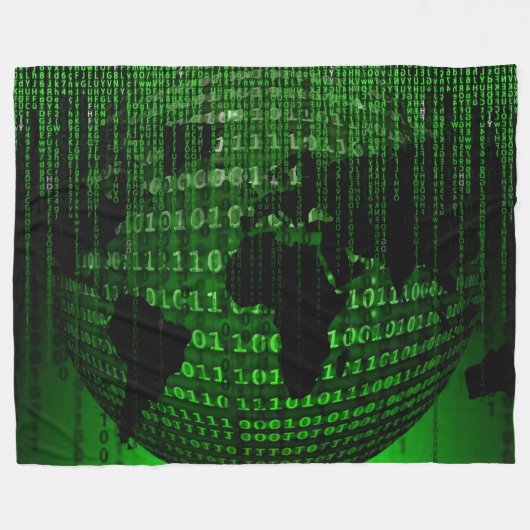 COUVERTURE POLAIRE GLOBE NUMÉRIQUE (Devant (Horizontal))