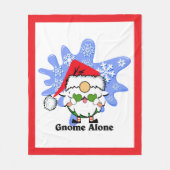 Couverture Polaire Gnome Alone Funny Christmas Movie Parody Red Green (Devant)