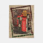 Couverture Polaire Gnome de Noël Gnome Sweet Gnome Red Truck Plaid Ru (Devant)