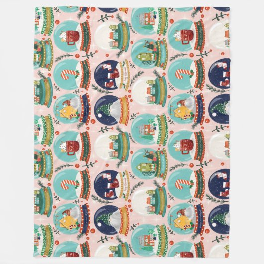 Couverture Polaire Gnome//Gnome//Gingerbread House// (Devant)