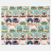 Couverture Polaire Gnome//Gnome//Gingerbread House// (Devant (Horizontal))