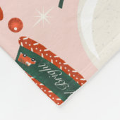 Couverture Polaire Gnome//Gnome//Gingerbread House// (Coin)
