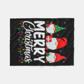 Couverture Polaire Gnome Merry Christmas Pajamas Matching Family Grou (Devant (Horizontal))
