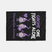 Couverture Polaire Gnome One combat seul Fibromyalgie Sensibilisation (Devant (Horizontal))