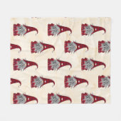 Couverture Polaire Gnome Sur Arrière - plan Beige (Devant (Horizontal))