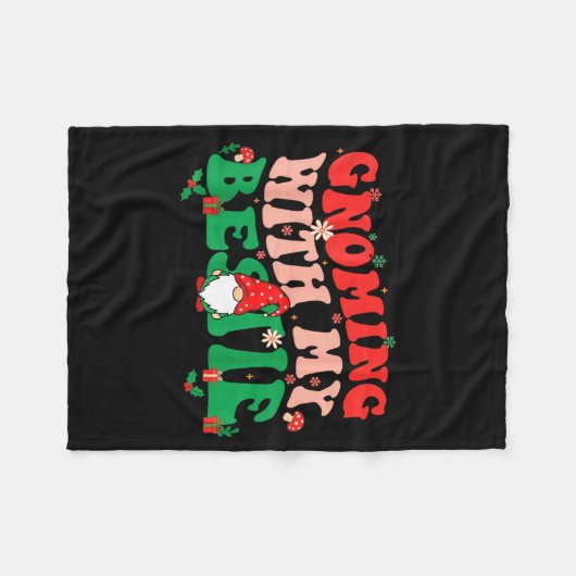 Couverture Polaire Gnome Twinning With My Ie Funny Matching Christmas (Devant (Horizontal))