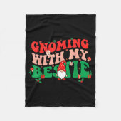 Couverture Polaire Gnome Twinning With My Ie Funny Matching Christmas (Devant)