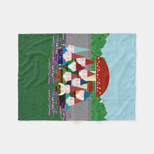 Couverture Polaire Gnomes (Devant (Horizontal))