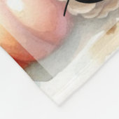 Couverture Polaire Gnomes d'automne vintages avec feuilles d'automne (Coin)