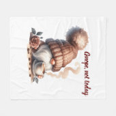 Couverture Polaire Gnope, Pas Aujourd'Hui (Devant (Horizontal))