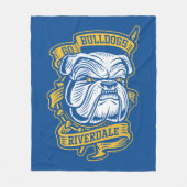 Couverture Polaire Go Bulldogs - Riverdale Mascot Banner (Devant)