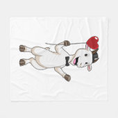 Couverture Polaire Goat as Groom avec Heart Balloon (Devant (Horizontal))