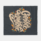 Couverture Polaire Gobble jusqu'à ce que vous tournez (Devant (Horizontal))