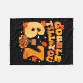 Couverture Polaire Gobble Till You 67 Thanksgiving Brainrot Meme Six  (Devant (Horizontal))