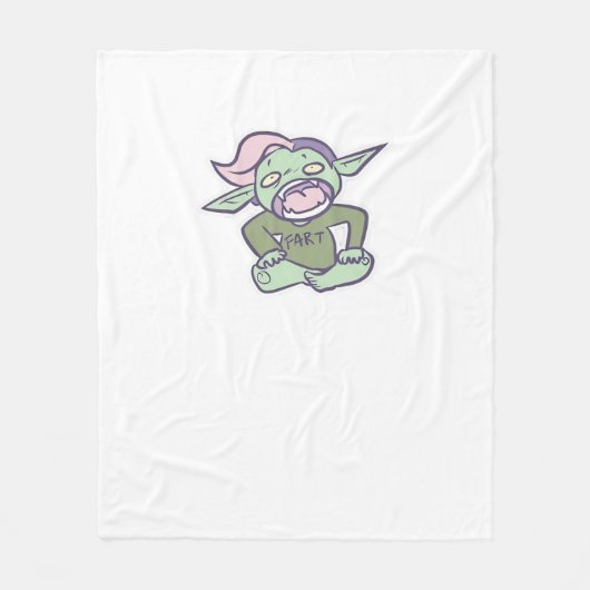 Couverture Polaire Goblincore Fart Goblin Classique (Devant)