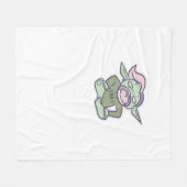 Couverture Polaire Goblincore Fart Goblin Classique (Devant (Horizontal))