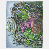Couverture Polaire Goblins et monstres (Devant)